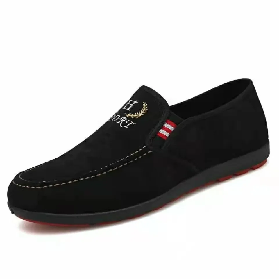 Suede Low Cut Men's Shoes with Embroidered Patterns, Comfortable and Lightweight Outdoor Hiking Flat Bottomed Men's Cloth Shoes
Suede Low Cut Men's Shoes with Embroidered Patterns, Comfortable and Lightweight Outdoor Hiking Flat Bottomed Men's Cloth Shoes