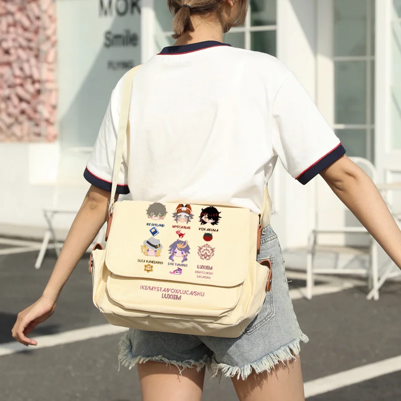 Anime LUXIEM VTuber Shu Ike Vox Luca Messenger Canvas bag Cosplay Student Travel Shoulder Bag Casual Bag Xmas Gifts
Anime LUXIEM VTuber Shu Ike Vox Luca Messenger Canvas bag Cosplay Student Travel Shoulder Bag Casual Bag Xmas Gifts