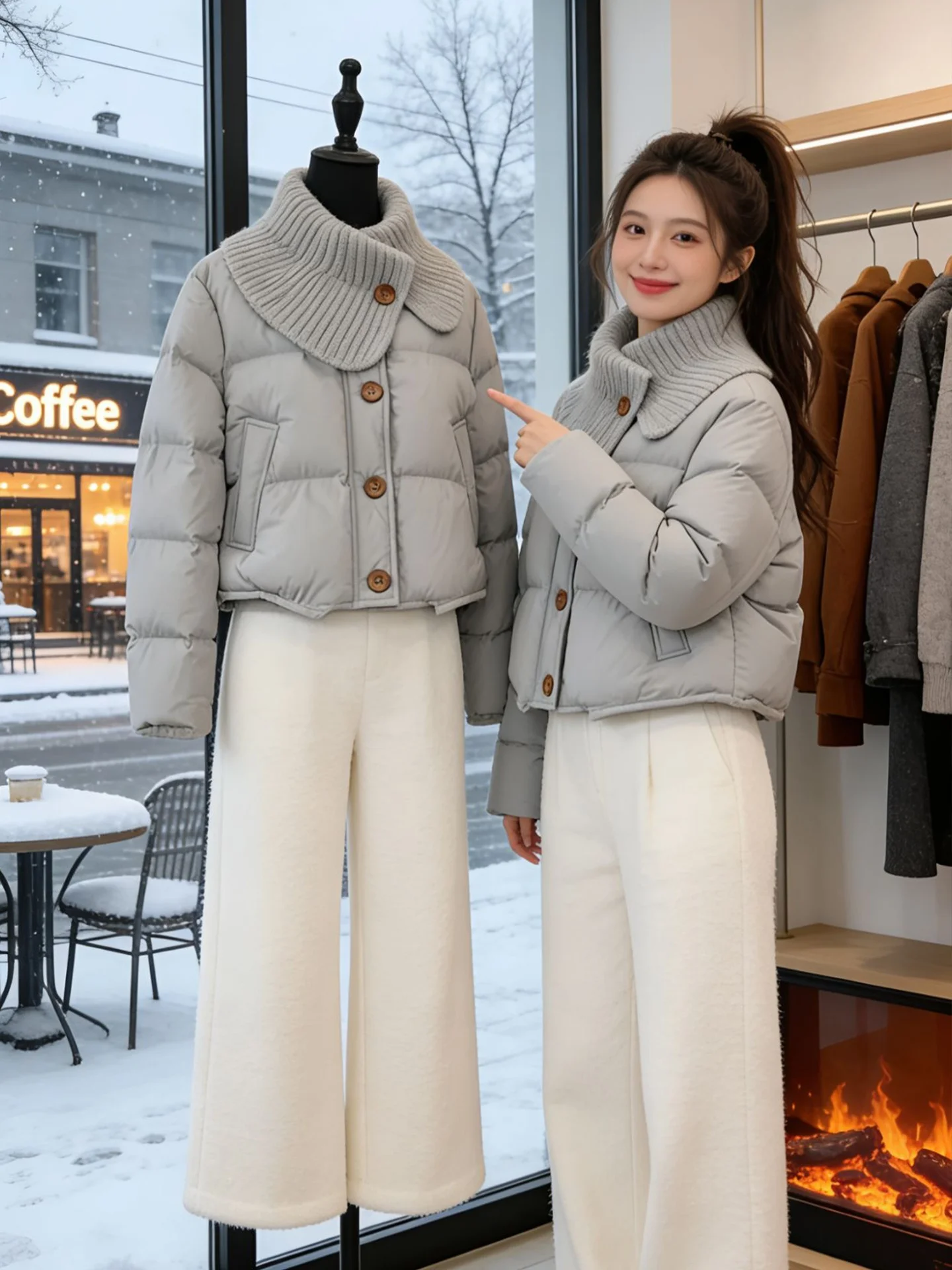 Вязаная утепленная хлопковая куртка для женщин, зимняя, большого размера, повседневная, теплая, в стиле ретро, свободного кроя
Вязаная утепленная хлопковая куртка для женщин, зимняя, большого размера, повседневная, теплая, в стиле ретро, свободного кроя