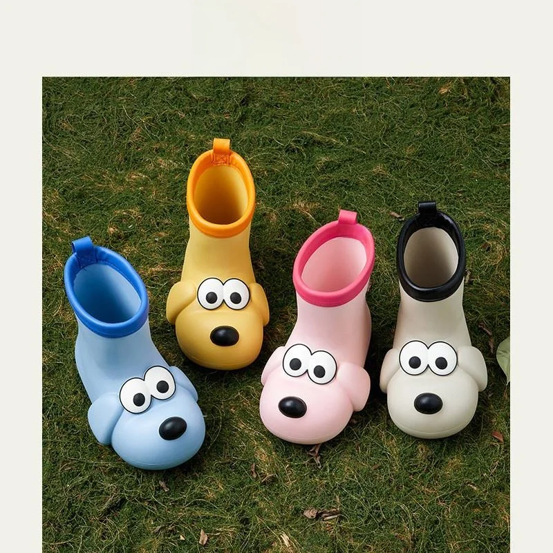 Children's Rain Boots Waterproof Fce Lined Outdoor Dog Cartoon Design PVC Home Use Rain oes for Boys And Girls
Children's Rain Boots Waterproof Fce Lined Outdoor Dog Cartoon Design PVC Home Use Rain oes for Boys And Girls