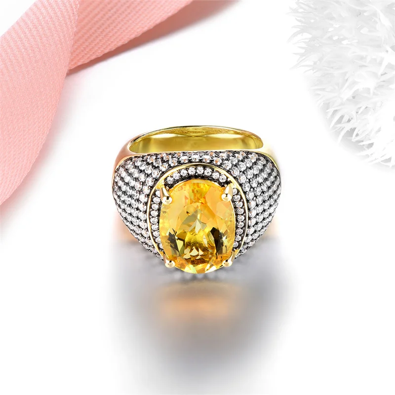 Natural Citrine 925 Sterling Silver Ring Yellow Gold Plated Genuine Gemstone Wedding Ring for Women
Natural Citrine 925 Sterling Silver Ring Yellow Gold Plated Genuine Gemstone Wedding Ring for Women