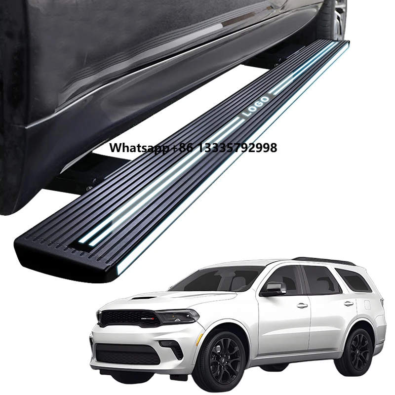 Customized Waterproof Aluminum Automatic Electric Power Side Step Running Board Dual Lights for Dodge Durango SRT 2022-2025
Customized Waterproof Aluminum Automatic Electric Power Side Step Running Board Dual Lights for Dodge Durango SRT 2022-2025