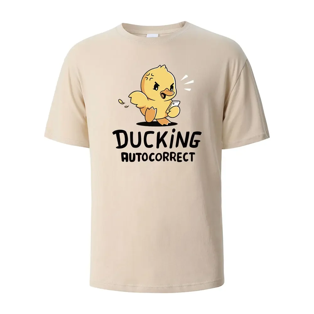Ducking Autocorrect Street Funny T-Shirt For Men Fashion Casual Loose Cotton Clothing Crewneck Breathable Tshirt Hip Hop Tees
Ducking Autocorrect Street Funny T-Shirt For Men Fashion Casual Loose Cotton Clothing Crewneck Breathable Tshirt Hip Hop Tees