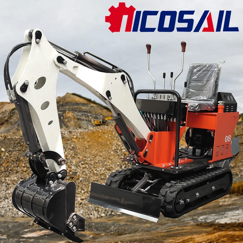 NKS 0.8 Ton For Sale Hydraulic Crawler EPA Mini Excavator Small Digger Prices China Factory Mini Excavators Color Customized
NKS 0.8 Ton For Sale Hydraulic Crawler EPA Mini Excavator Small Digger Prices China Factory Mini Excavators Color Customized