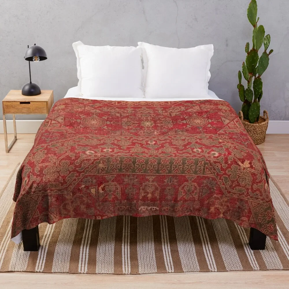 Bohemian Medallion II // 15th Century Old Distressed Red Green Colorful Ornate Accent Rug Pattern Throw Blanket
Bohemian Medallion II // 15th Century Old Distressed Red Green Colorful Ornate Accent Rug Pattern Throw Blanket