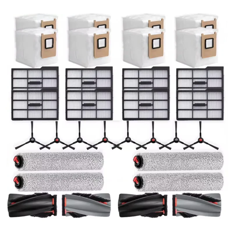 B43C 30 шт. для пылесоса Eufy Omni E25/E28, запасные части, основная щетка для пылесоса, роликовая щетка, боковая щетка, фильтр для пылесборника
B43C 30 шт. для пылесоса Eufy Omni E25/E28, запасные части, основная щетка для пылесоса, роликовая щетка, боковая щетка, фильтр для пылесборника