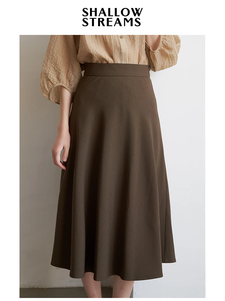 High Waist A-Line Skirt Vintage Simple Art Gallery Style Women's Long Midi Skirt Autumn Winter Half Body Skirt Girl's Skirt
High Waist A-Line Skirt Vintage Simple Art Gallery Style Women's Long Midi Skirt Autumn Winter Half Body Skirt Girl's Skirt