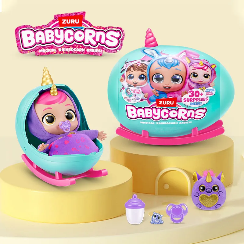 ZURU Babycorns Magic Egg Cradle Baby Rainbocorn Series Trendy Blind Box With Sound Light Toy Cute Educational Birthday Girl Gift
ZURU Babycorns Magic Egg Cradle Baby Rainbocorn Series Trendy Blind Box With Sound Light Toy Cute Educational Birthday Girl Gift