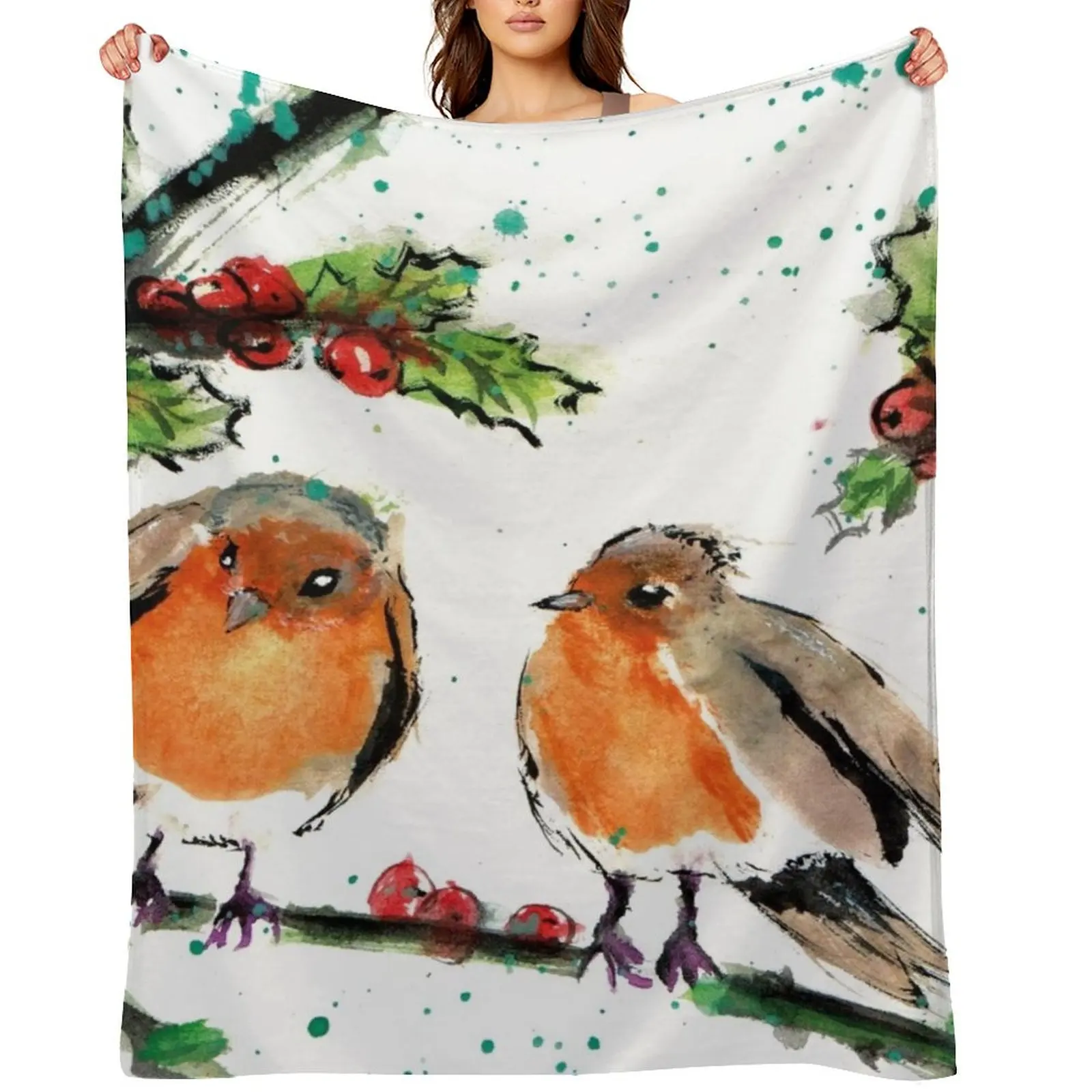 The Christmas Robins Throw Blanket Weighted Quilt Multi-Purpose For Baby Blankets
The Christmas Robins Throw Blanket Weighted Quilt Multi-Purpose For Baby Blankets