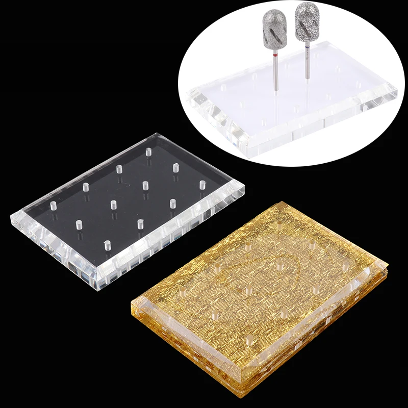 12 Hole Acrylic Nail Drill Bits Stand Nail Art Drill Base Nail Files Display Manicure Storage Transparent Exhibition Stand Tools
12 Hole Acrylic Nail Drill Bits Stand Nail Art Drill Base Nail Files Display Manicure Storage Transparent Exhibition Stand Tools