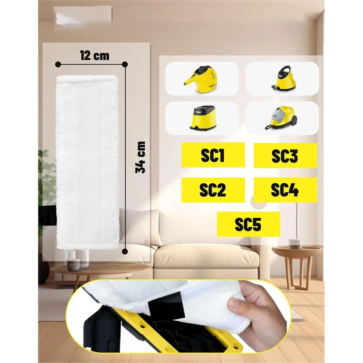 2026 New Accessories Steam Mop Cloth Rags for Easyfix SC1 SC2 SC3 SC4 SC5 Microfiber Cleaning Pad Cover Steam Cleaner
2026 New Accessories Steam Mop Cloth Rags for Easyfix SC1 SC2 SC3 SC4 SC5 Microfiber Cleaning Pad Cover Steam Cleaner