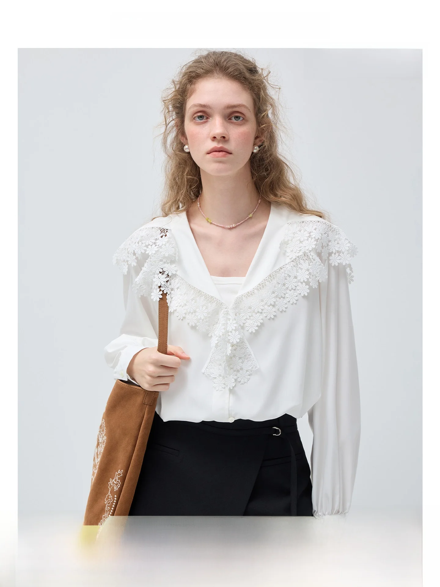 Romantic Santorini VEGA CHANG Modal Collar Shirt Long Sleeve Cool Feeling Women's Business Casual Straight Leg Spring 2026
Romantic Santorini VEGA CHANG Modal Collar Shirt Long Sleeve Cool Feeling Women's Business Casual Straight Leg Spring 2026