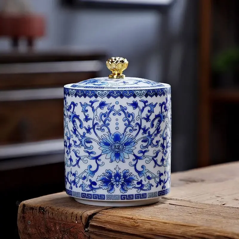 Creative Enamel Painted Flowers Ceramic Tea Jar Moisture-proof Seal Coffee Bean Candy Jar Kitchen Food Storage Container Decor
Creative Enamel Painted Flowers Ceramic Tea Jar Moisture-proof Seal Coffee Bean Candy Jar Kitchen Food Storage Container Decor