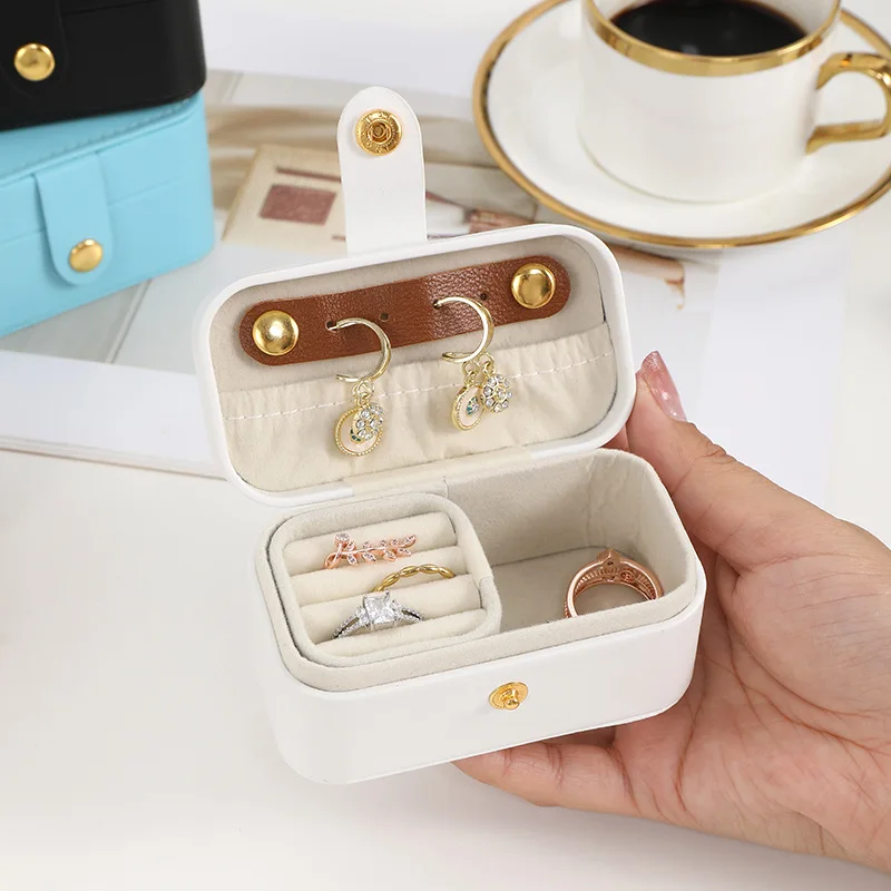 Storage Organizer Travel PU Leather Storage Boxes Earring Necklace Display Ring Jewel Holder Boxes
Storage Organizer Travel PU Leather Storage Boxes Earring Necklace Display Ring Jewel Holder Boxes