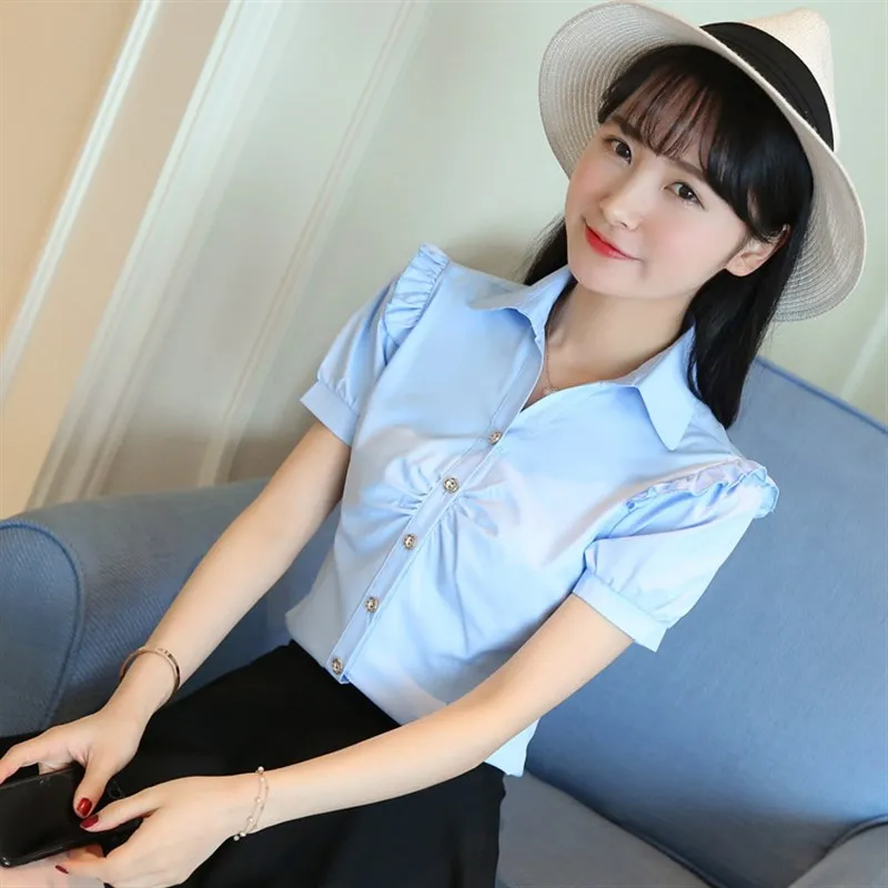 Summer White Short Sleeve Women's Shirt V-Neck Professional Style Chiffon Slim Fit Large Size Female Fashion Breathable
Summer White Short Sleeve Women's Shirt V-Neck Professional Style Chiffon Slim Fit Large Size Female Fashion Breathable