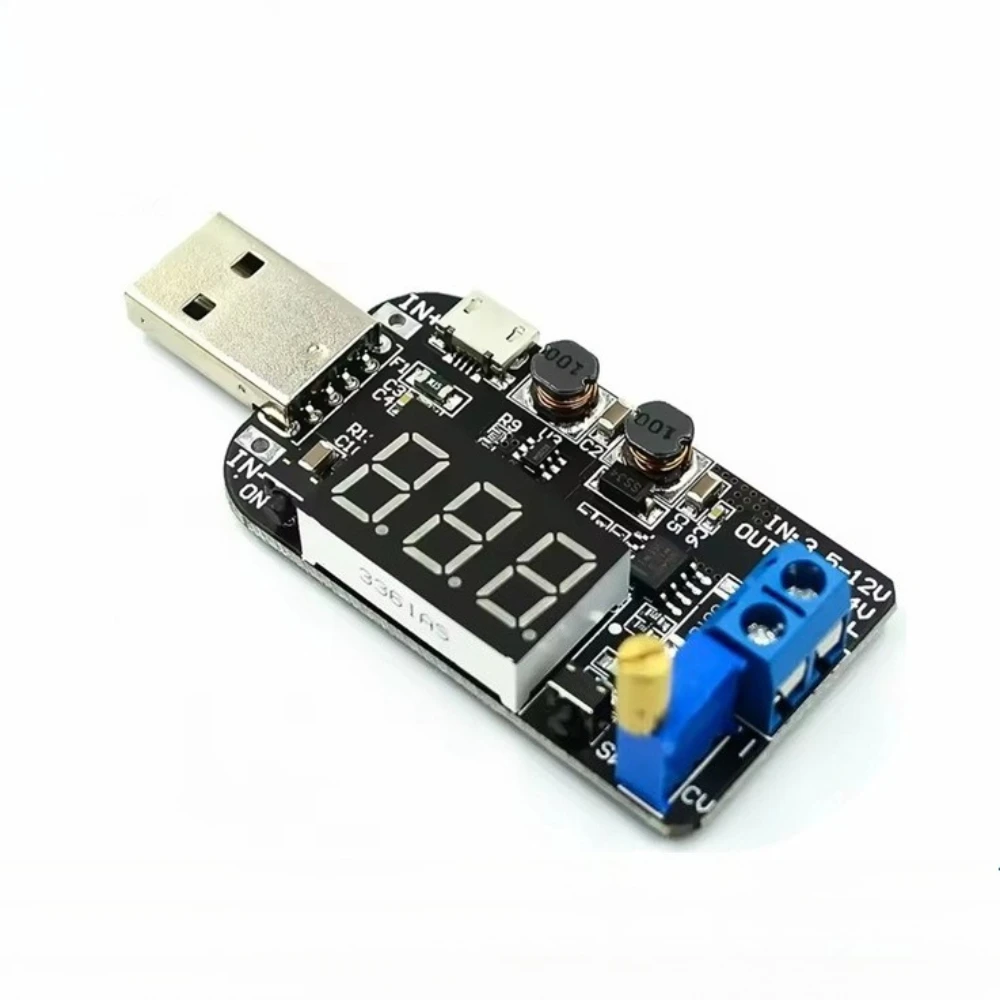 USB Adjustable Buck Boost Power Module with Current Display 5V to 33V 9V 12V 18V 24V DPL Step Up Down Regulator
USB Adjustable Buck Boost Power Module with Current Display 5V to 33V 9V 12V 18V 24V DPL Step Up Down Regulator
