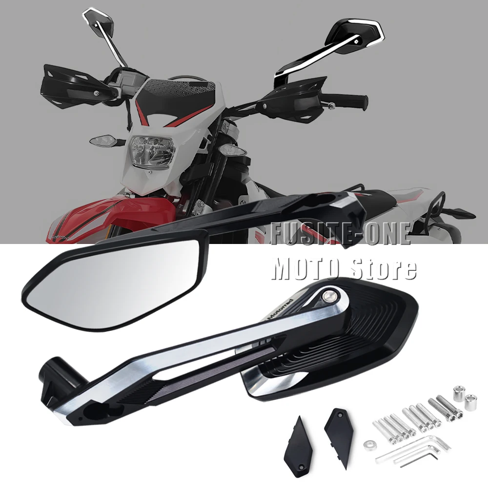 Adventure Motorcycle Accessories Side Rear View Mirror For SM125R SM500R sm 125r 500r
Adventure Motorcycle Accessories Side Rear View Mirror For SM125R SM500R sm 125r 500r