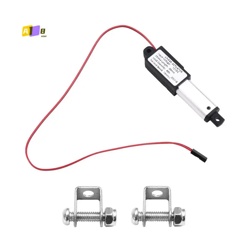 A08F-Micro-Type Linear Actuator,1In Stroke,60N/13.5Lb,Speed 15Mm/S Mini Electric Waterproof Actuator Motor Linearactuator 12V
A08F-Micro-Type Linear Actuator,1In Stroke,60N/13.5Lb,Speed 15Mm/S Mini Electric Waterproof Actuator Motor Linearactuator 12V
