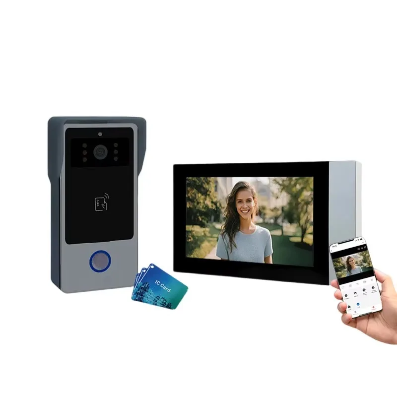 Video Portero Intercomunicador Wifi Tuya App Ip Voip Smart Life Accompanied Two Screen Cheaper Video Intercom System
Video Portero Intercomunicador Wifi Tuya App Ip Voip Smart Life Accompanied Two Screen Cheaper Video Intercom System