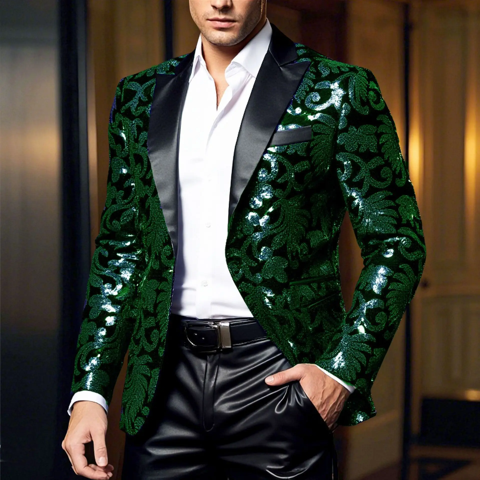 Shiny Sequin Luxury Jacket Man Suit Blazer Homme 2025 Steampunk Wedding Groom Stage Show Hosting Dinner Menswear Bar Dance Coats
Shiny Sequin Luxury Jacket Man Suit Blazer Homme 2025 Steampunk Wedding Groom Stage Show Hosting Dinner Menswear Bar Dance Coats