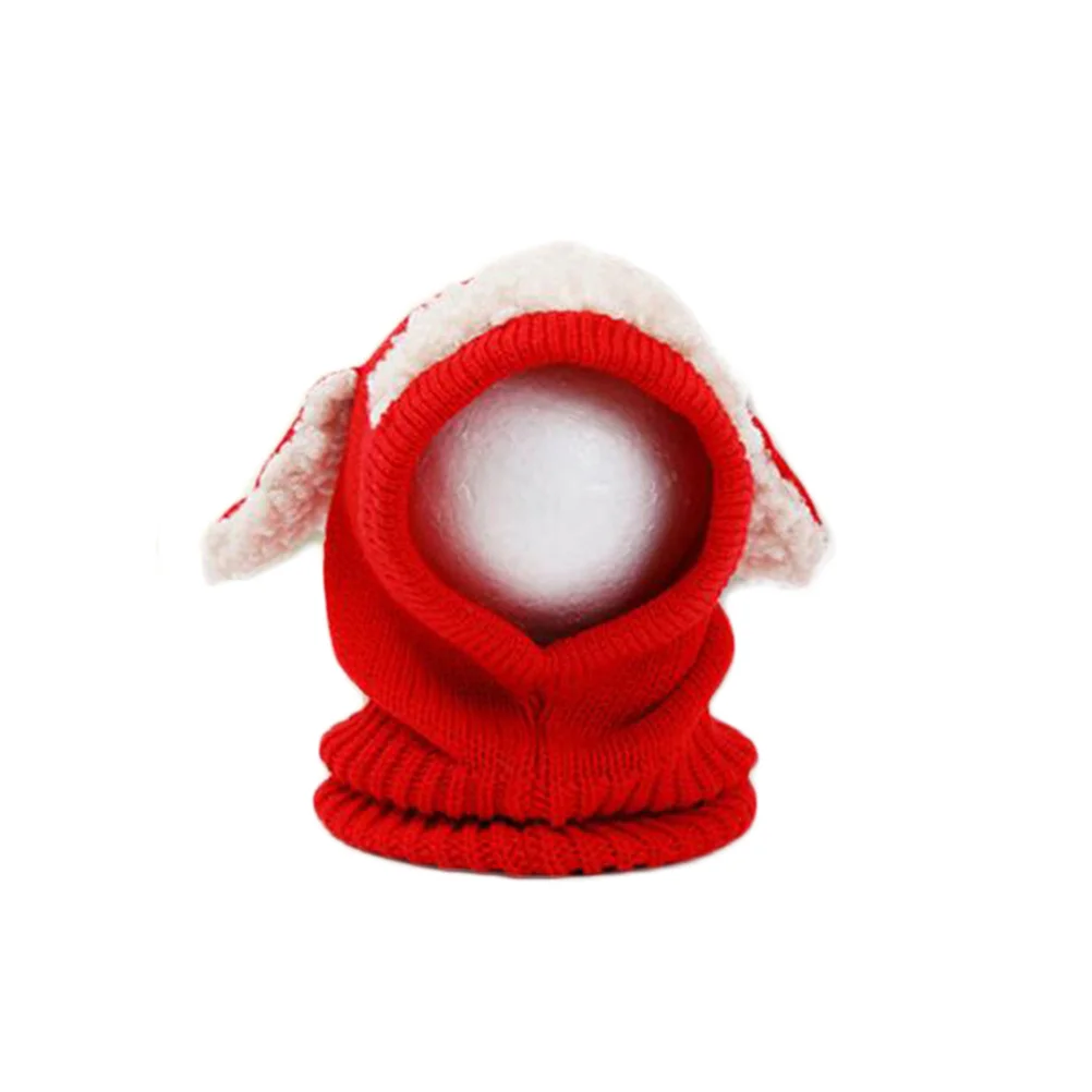 Winter Baby Kids Dog Design Knitted Woolen Coif Hood Scarf Caps Red Warm Soft Stretchy Thick Cute Boys Girls Sheep Design Caps
Winter Baby Kids Dog Design Knitted Woolen Coif Hood Scarf Caps Red Warm Soft Stretchy Thick Cute Boys Girls Sheep Design Caps