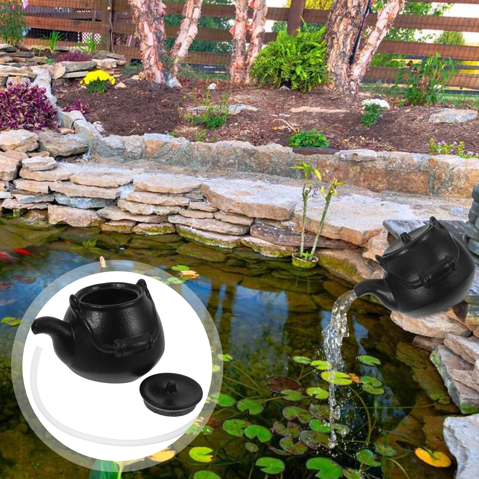 Ceramic Fountain Replacement Elegant Water Spout Accessory for Outdoor Pond Waterfalls Garden Landscape Decor Yard Water
Ceramic Fountain Replacement Elegant Water Spout Accessory for Outdoor Pond Waterfalls Garden Landscape Decor Yard Water