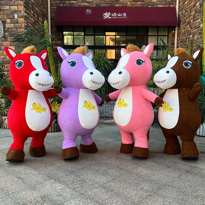 Huge Plush Inflatable Horse Mascot Costume Adult Full Suits Walking Blow Up Fancy Halloween Animal Cosplay Outfits No Battery
Huge Plush Inflatable Horse Mascot Costume Adult Full Suits Walking Blow Up Fancy Halloween Animal Cosplay Outfits No Battery