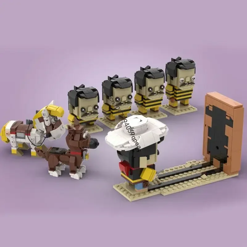 Новый набор из 1046 популярных фигурок персонажей серии Lucky Luke с квадратными головами, модель для самостоятельной сборки, креативные идеи, детская игрушка, подарок, индивидуальные пазлы
Новый набор из 1046 популярных фигурок персонажей серии Lucky Luke с квадратными головами, модель для самостоятельной сборки, креативные идеи, детская игрушка, подарок, индивидуальные пазлы