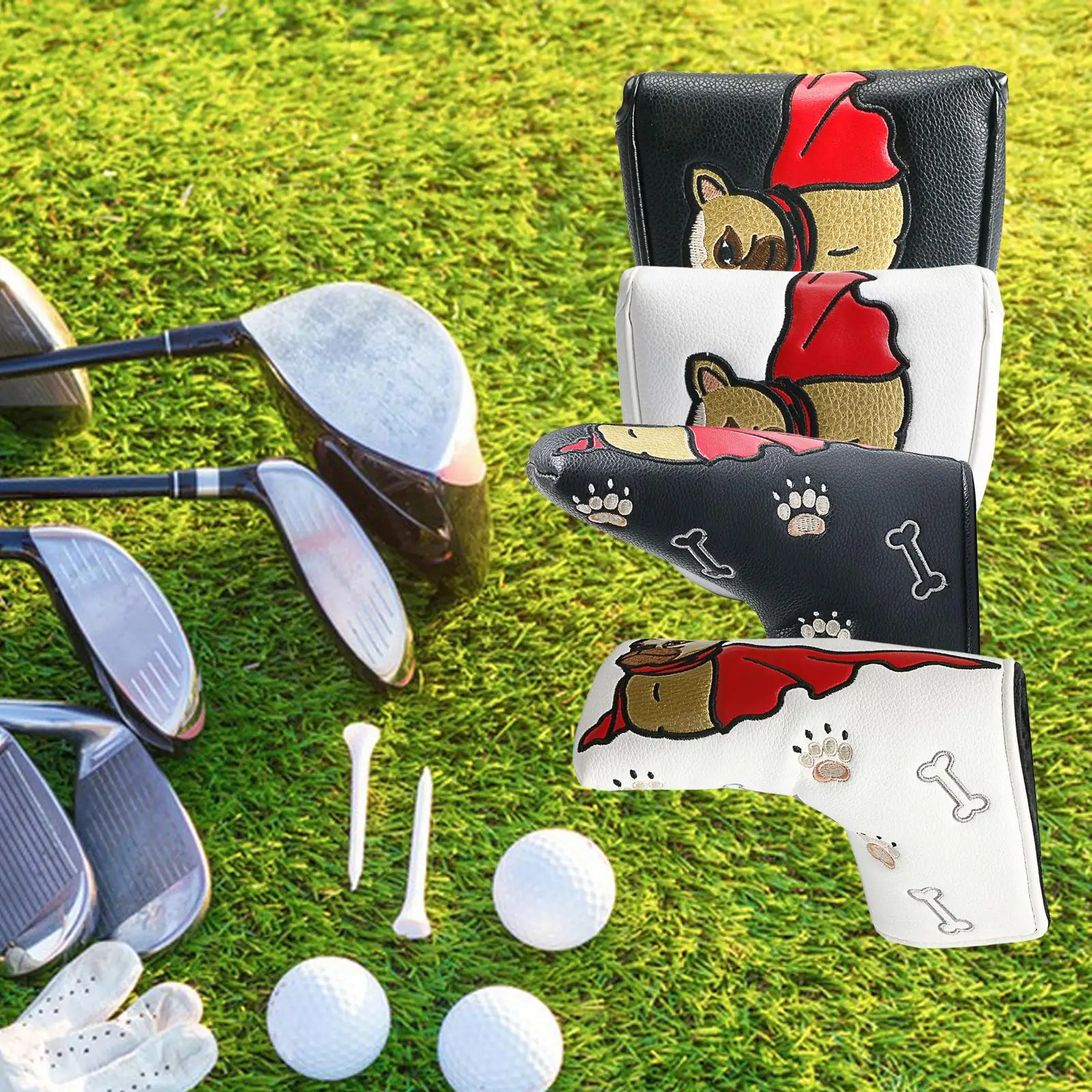 Golf Mallet Putter Cover Waterproof Magnetic Wrap Headcover PU Leather Padded Protector for Golf Club Accessories
Golf Mallet Putter Cover Waterproof Magnetic Wrap Headcover PU Leather Padded Protector for Golf Club Accessories