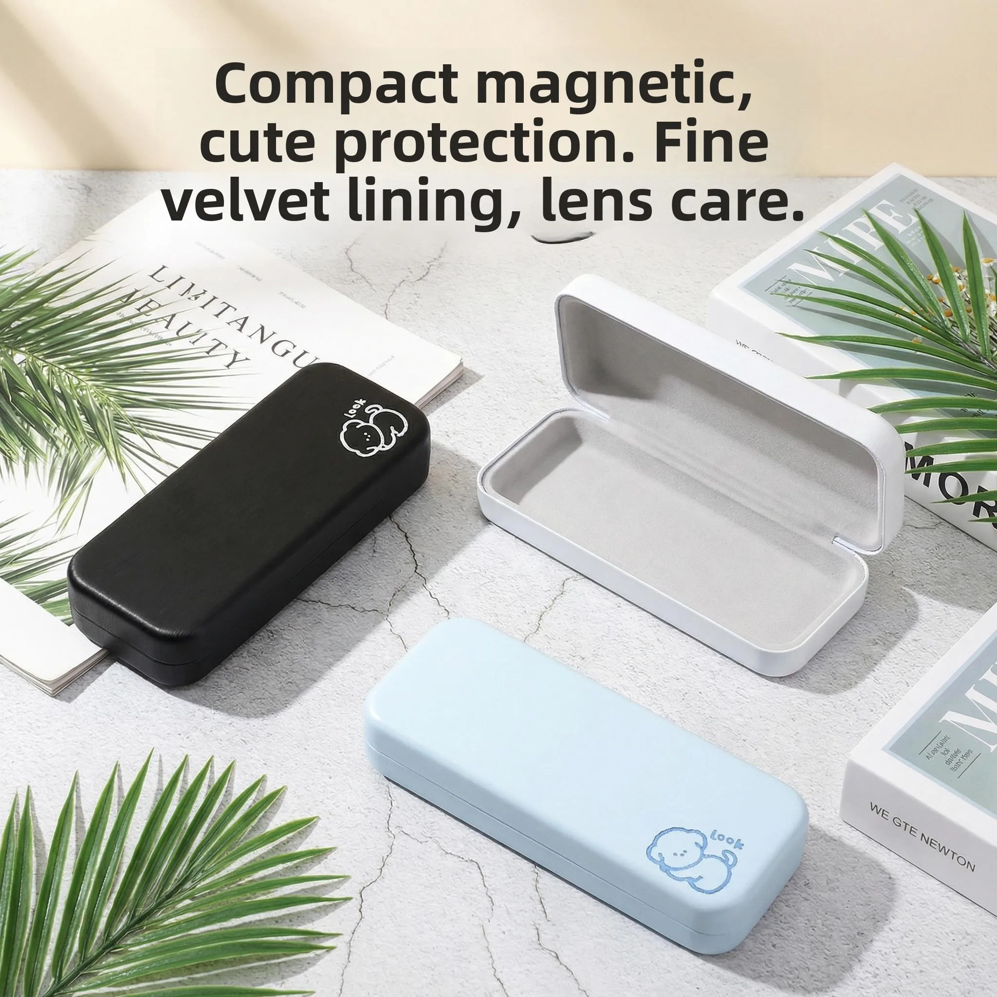 High-Aesthetic Myopia Glasses Case Women's Korean Style Anti-Pressure Shockproof Student Japanese Style Glasses Storage Box
High-Aesthetic Myopia Glasses Case Women's Korean Style Anti-Pressure Shockproof Student Japanese Style Glasses Storage Box