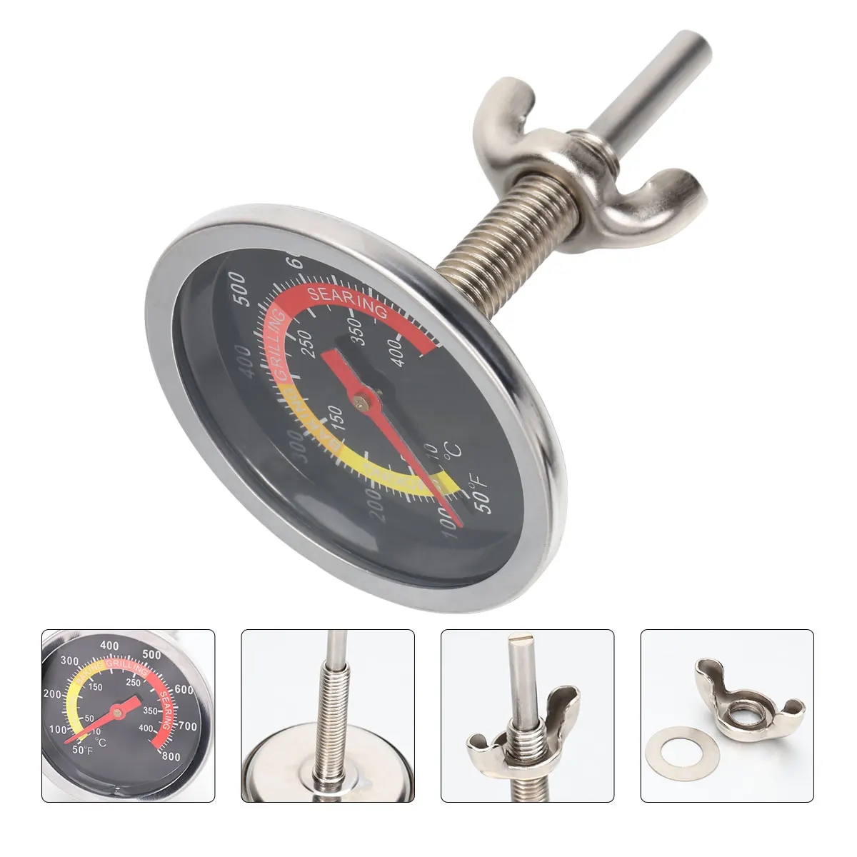 Stainless Steel Kitchen Thermometer for BBQ Food Cooking Oven Baking Probe Meat Temperature Measure Tool Practical Anti
Stainless Steel Kitchen Thermometer for BBQ Food Cooking Oven Baking Probe Meat Temperature Measure Tool Practical Anti