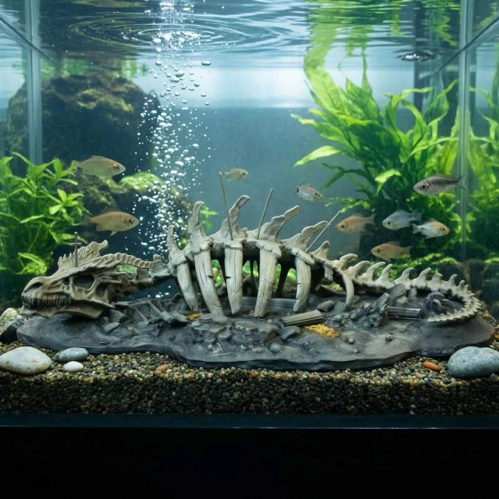 Dragon Skeleton Ornament Dark Base Dragon Bone Aquarium Decor Skeleton Aquarium Ornament Realistic Design
Dragon Skeleton Ornament Dark Base Dragon Bone Aquarium Decor Skeleton Aquarium Ornament Realistic Design