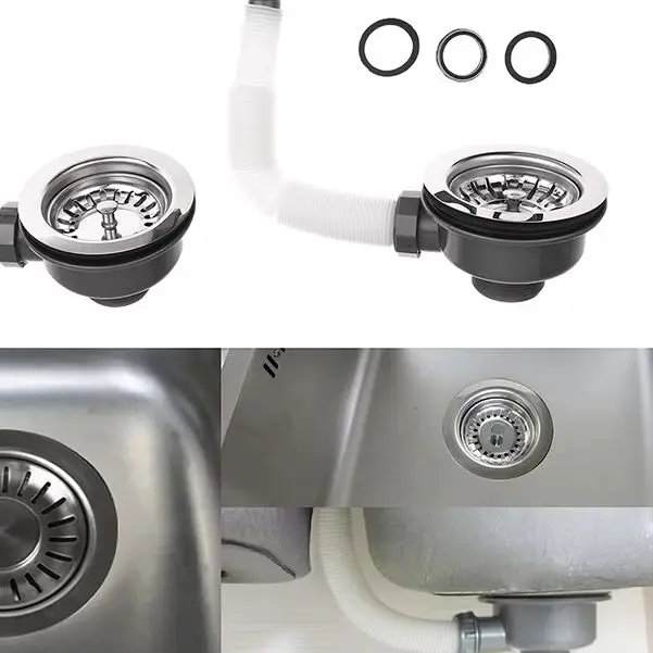 Сливная сборка для раковины из нержавеющей стали by Talea: нержавеющие аксессуары для кухонного шкафа
Сливная сборка для раковины из нержавеющей стали by Talea: нержавеющие аксессуары для кухонного шкафа