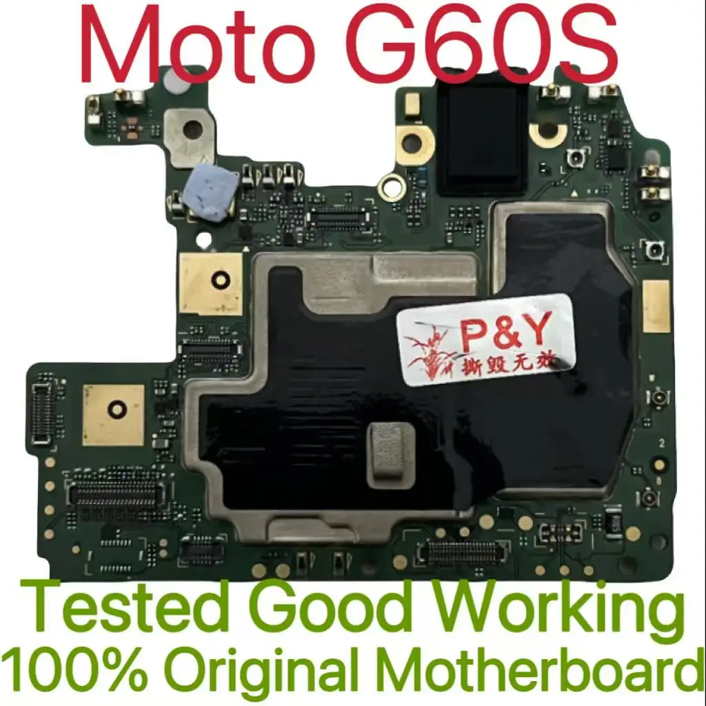 Global Version Original Unlocked Motherboard for Moto G60S Tested Circuit Plate Main Logic Board for Moto G60S
Global Version Original Unlocked Motherboard for Moto G60S Tested Circuit Plate Main Logic Board for Moto G60S