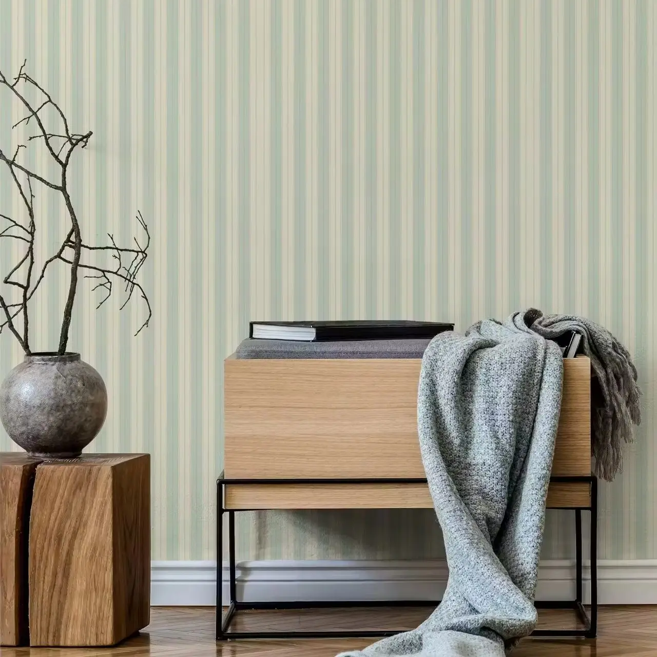 Soft Color Striped Pattern Wallpaper Peel and Stick. Classical Stripe Wall Hanging For Home Decor, Traditional Or Self-adhesive
Soft Color Striped Pattern Wallpaper Peel and Stick. Classical Stripe Wall Hanging For Home Decor, Traditional Or Self-adhesive