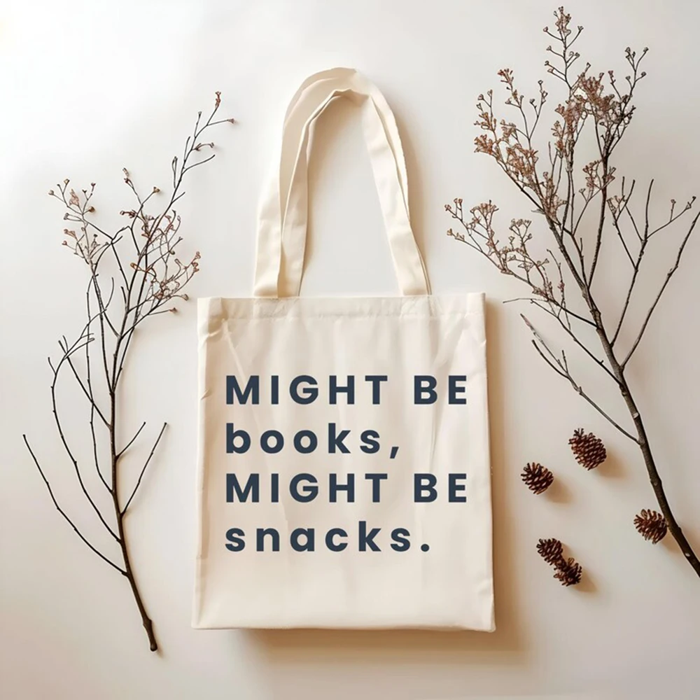 Back To School Book Tote Bag Funny Might Be Books Might Be Snacks Tote Bag Snack Book Lover Minimalist Bookworm Bookish Tote
Back To School Book Tote Bag Funny Might Be Books Might Be Snacks Tote Bag Snack Book Lover Minimalist Bookworm Bookish Tote