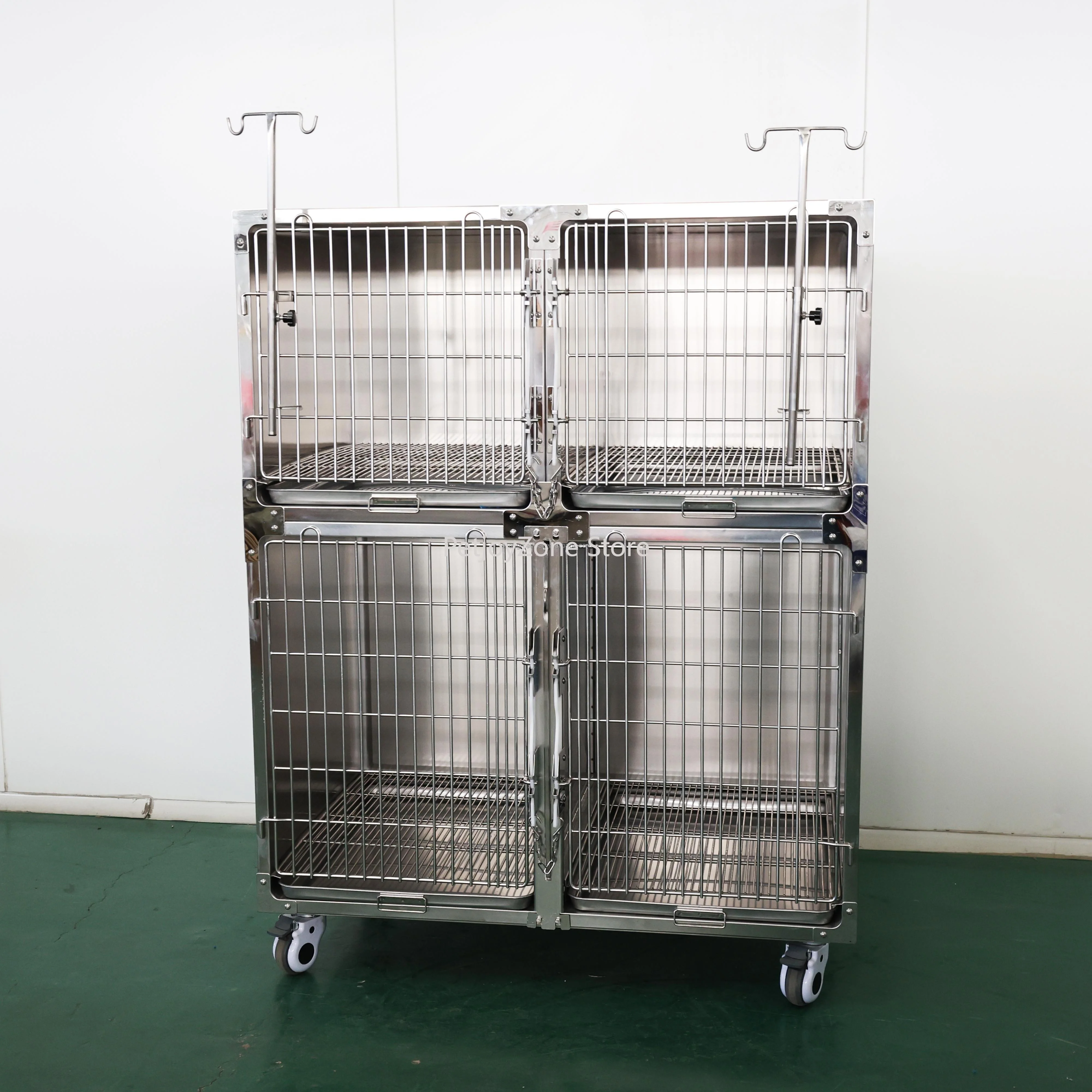 LK Silver Stainless Steel Double Dog & Cat Cage Adjustable Pet Operation Veterinary Equipment Indoor Use Large Size Furniture
LK Silver Stainless Steel Double Dog & Cat Cage Adjustable Pet Operation Veterinary Equipment Indoor Use Large Size Furniture