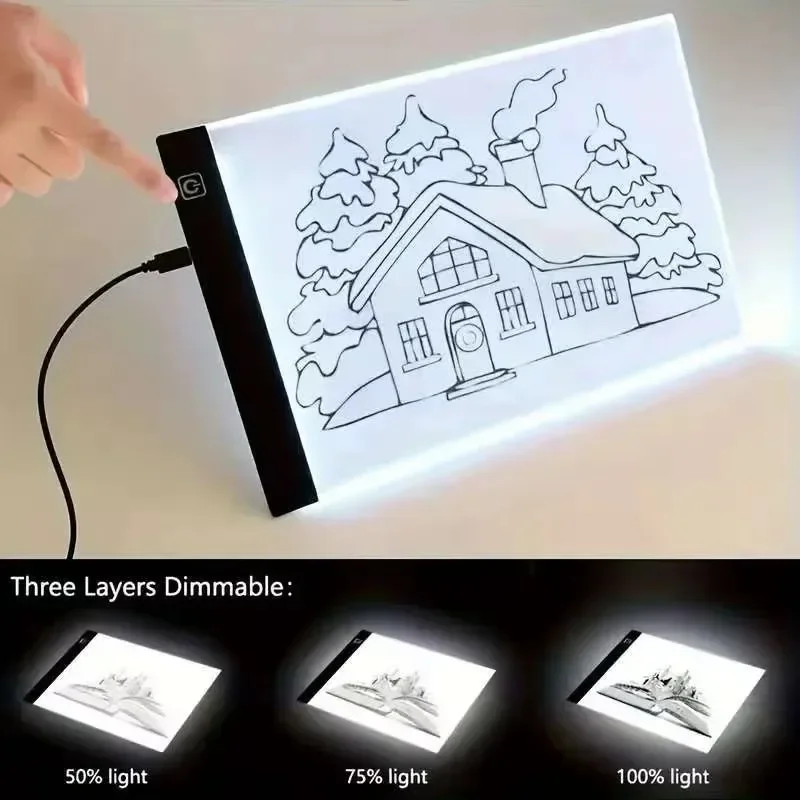 A4/A5 Tattoo LED Drawing Copying Table Transparent Copying Table Single-brightness Light vs. Three-level Brightness Light
A4/A5 Tattoo LED Drawing Copying Table Transparent Copying Table Single-brightness Light vs. Three-level Brightness Light