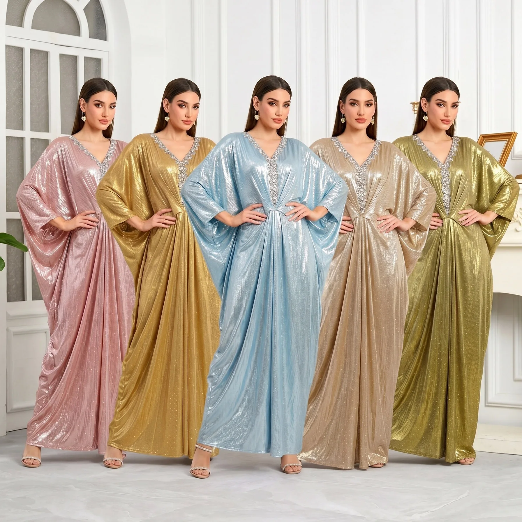 Ad260308 Summary New Style Heavy-duty Lady Cloth Embellished V-neck Loose Clothes Plus Size Women's Clothing Femme
Ad260308 Summary New Style Heavy-duty Lady Cloth Embellished V-neck Loose Clothes Plus Size Women's Clothing Femme