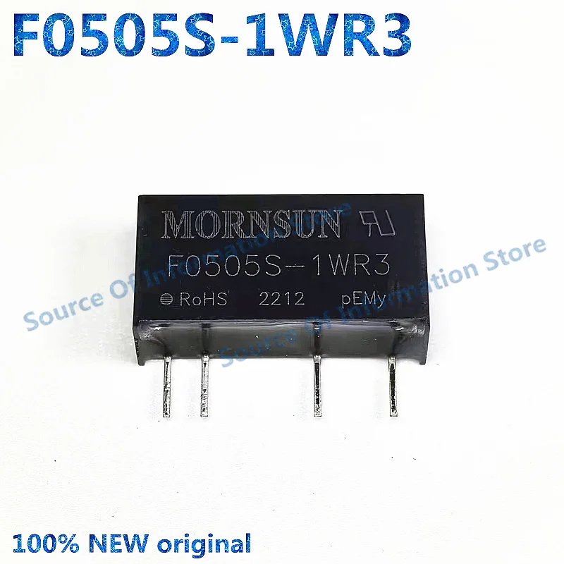 F0505S-1WR3 DC-DC Power Module 5V Input to 5V Output 200mA 1W Isolated Voltage 3KV for Electronic Components Market
F0505S-1WR3 DC-DC Power Module 5V Input to 5V Output 200mA 1W Isolated Voltage 3KV for Electronic Components Market