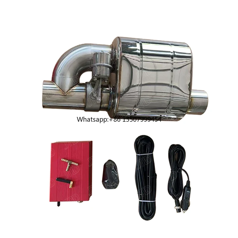 Wholesale 2.5inch 3inch Single 201 Stainless Steel Exhaust Muffler with Valve Cutout Remote Controller
Wholesale 2.5inch 3inch Single 201 Stainless Steel Exhaust Muffler with Valve Cutout Remote Controller