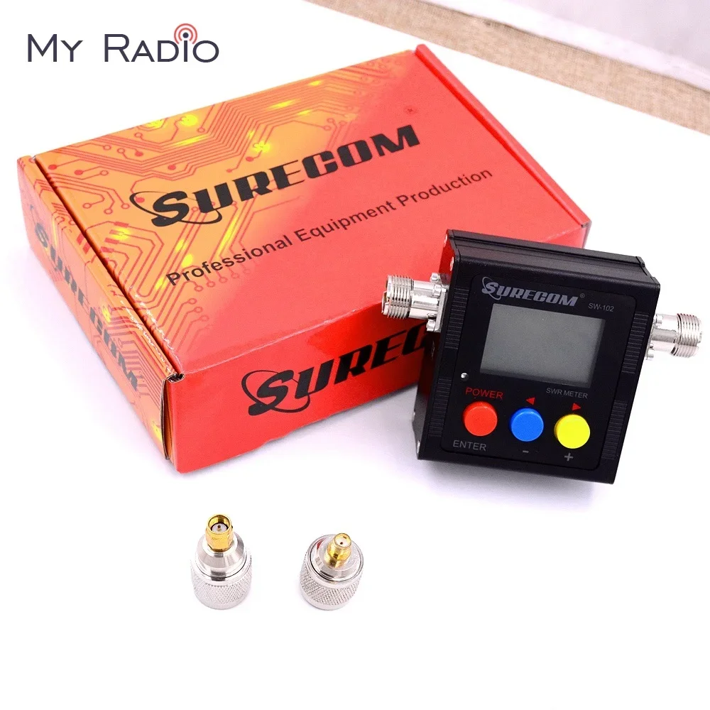 SURECOM SW102s Digital Tester Power & SWR Frequency Counter for Ham Radio Scanner SO239 Connector 2 Adapter Meter
SURECOM SW102s Digital Tester Power & SWR Frequency Counter for Ham Radio Scanner SO239 Connector 2 Adapter Meter