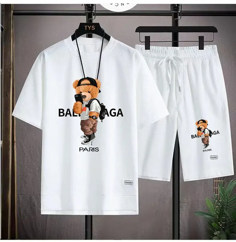2025 New summer men's suit top short sleeve oversized T-shirt + casual shorts 2-piece sports fashion outdoor beach men jogging
2025 New summer men's suit top short sleeve oversized T-shirt + casual shorts 2-piece sports fashion outdoor beach men jogging