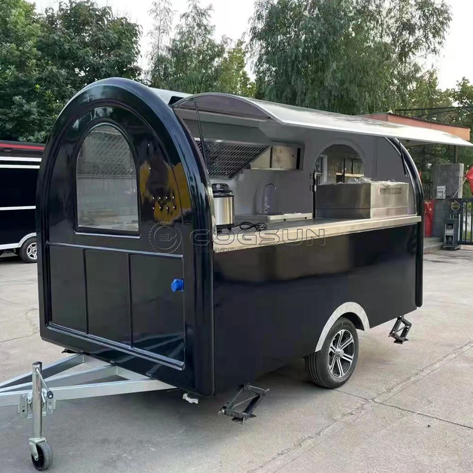 COGSUN Design Fast Food Vending Cart Mobile Snack Food Truck EEC CE Certified Beverage Trailer Fully Equipped Food Cart
COGSUN Design Fast Food Vending Cart Mobile Snack Food Truck EEC CE Certified Beverage Trailer Fully Equipped Food Cart