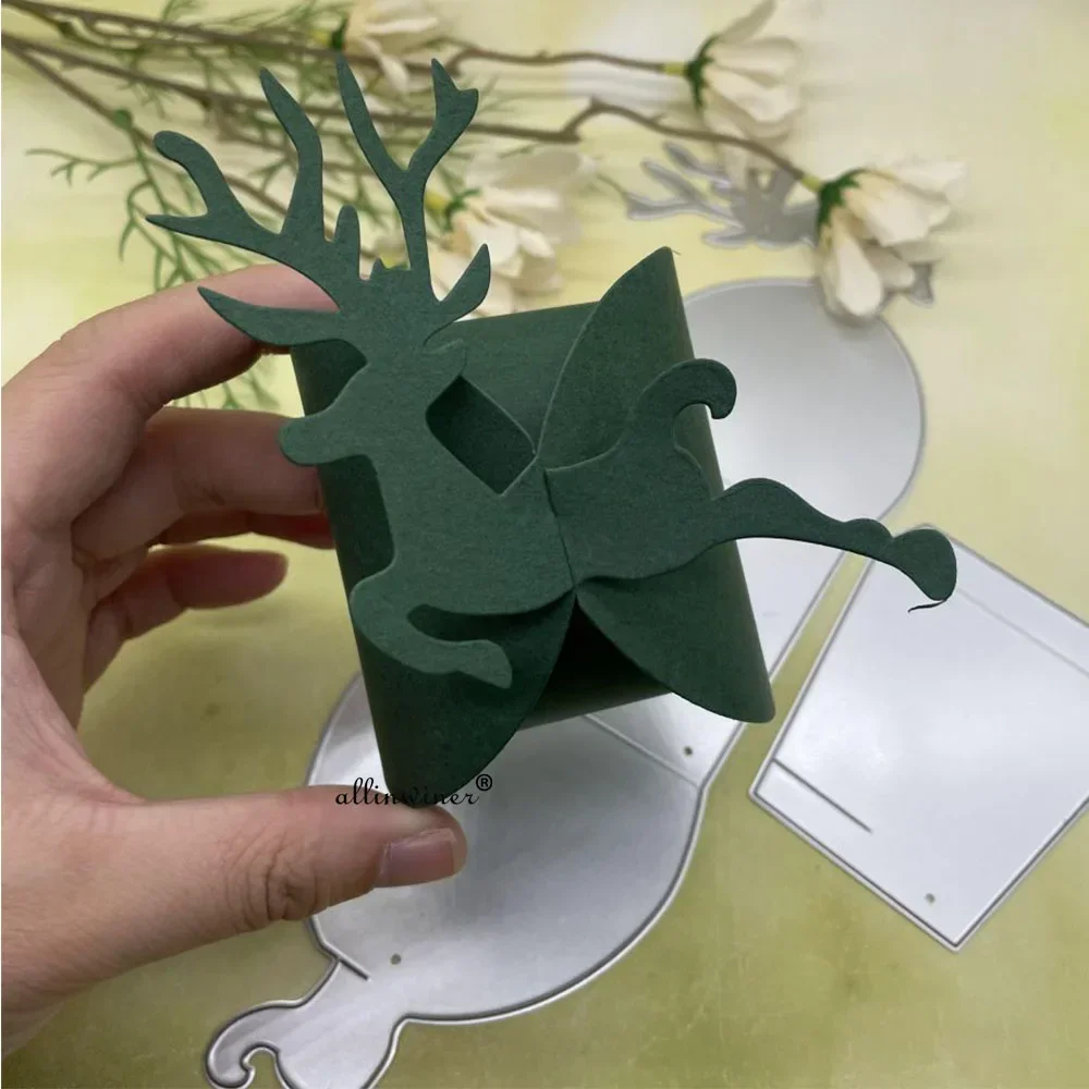 Christmas reindeer box Metal Cutting Dies Stencils For DIY Scrapbooking Decorative Embossing Handcraft Die Cutting Template
Christmas reindeer box Metal Cutting Dies Stencils For DIY Scrapbooking Decorative Embossing Handcraft Die Cutting Template