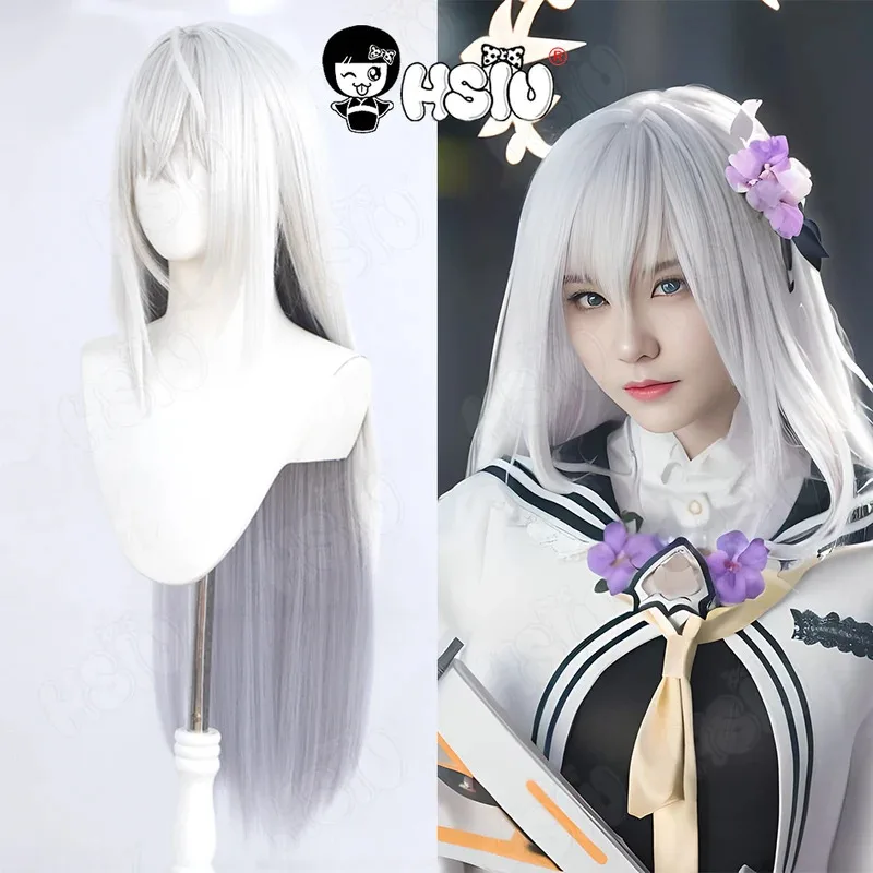 Shirasu Azusa Cosplay Wig HSIU 90CM Silver gray blue gradient long hair Synthetic Wig+Wig cap Game Blue Archive cosplay Wig
Shirasu Azusa Cosplay Wig HSIU 90CM Silver gray blue gradient long hair Synthetic Wig+Wig cap Game Blue Archive cosplay Wig