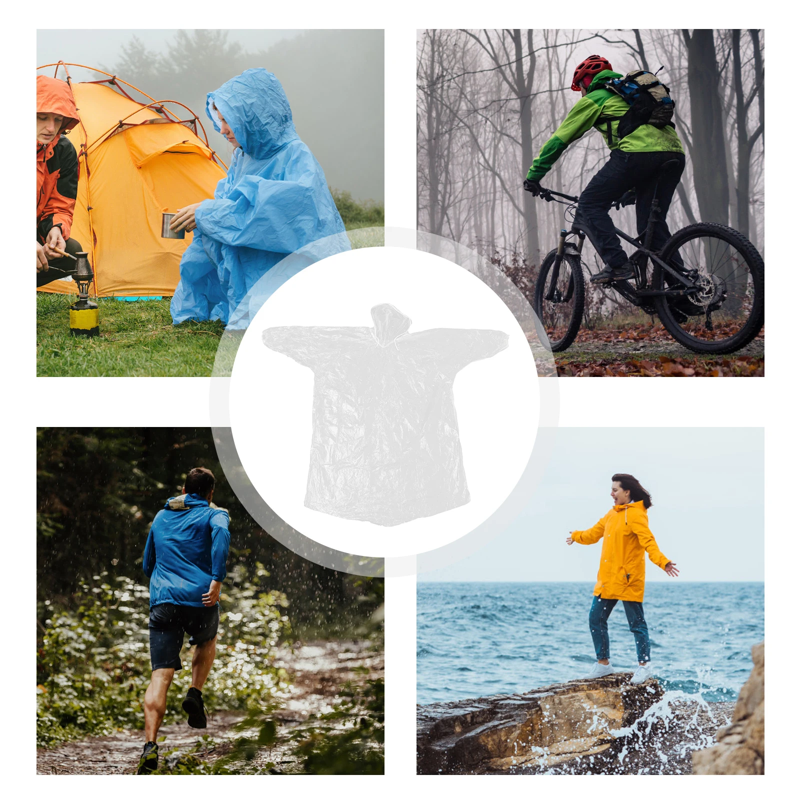 10Pcs Lightweight Waterproof Raincoat Disposable Poncho With Hood For Hiking Camping Outdoors
10Pcs Lightweight Waterproof Raincoat Disposable Poncho With Hood For Hiking Camping Outdoors