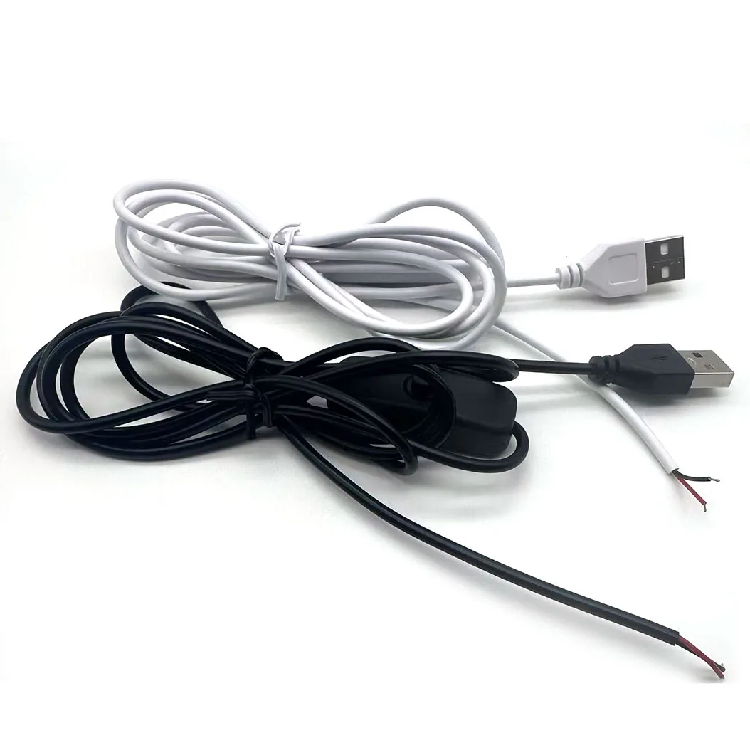 5V 1.5m USB 2.0 A Male Plug Extension Cable with Switch 2 Pin 2 Wire Power Charge Cable Connector DIY
5V 1.5m USB 2.0 A Male Plug Extension Cable with Switch 2 Pin 2 Wire Power Charge Cable Connector DIY