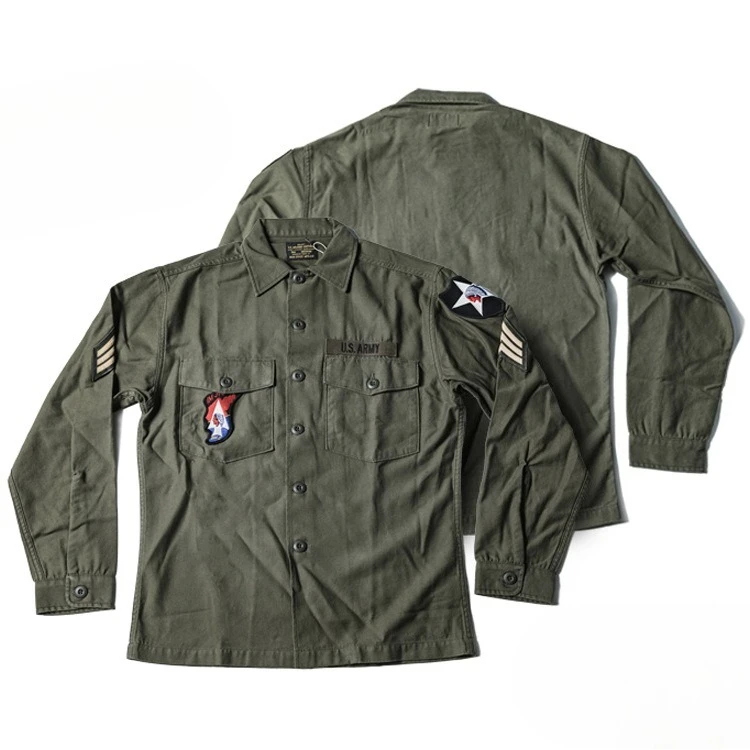 Men's multi-pocket badge embroidered combat shirt casual American vintage shirt breathable tool shirt men's style
Men's multi-pocket badge embroidered combat shirt casual American vintage shirt breathable tool shirt men's style
