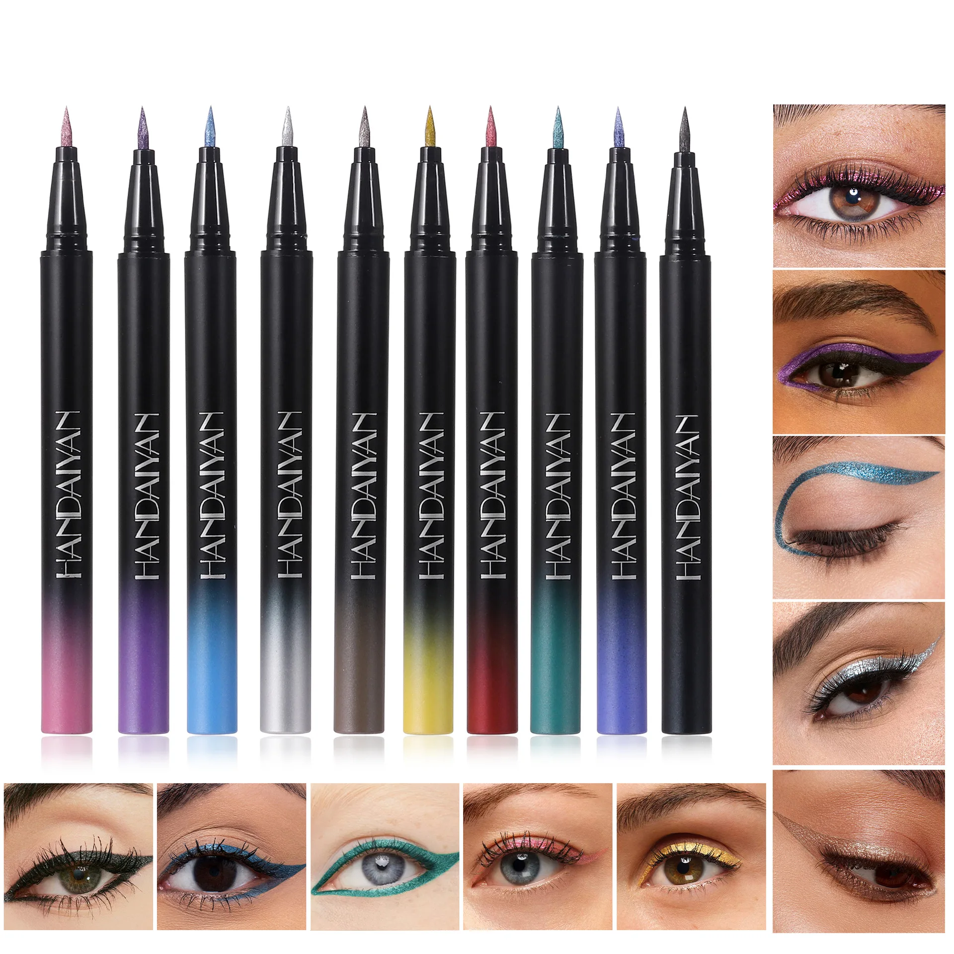 Waterproof Smudge Proof Liquid Eyeliner Pearl Shimmer Ultra Fine Pen Long Lasting Daily Makeup Essential Eyeliner Pencil
Waterproof Smudge Proof Liquid Eyeliner Pearl Shimmer Ultra Fine Pen Long Lasting Daily Makeup Essential Eyeliner Pencil